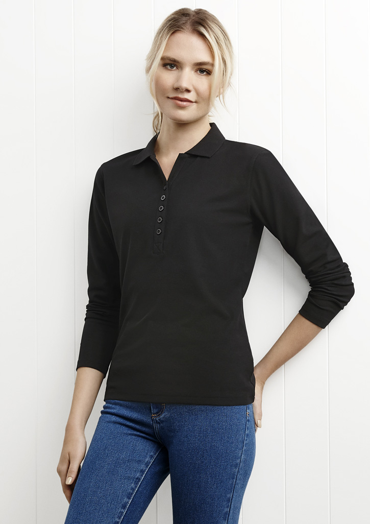 Crew Ladies Longsleeve Polo Crew Ladies Longsleeve Polo