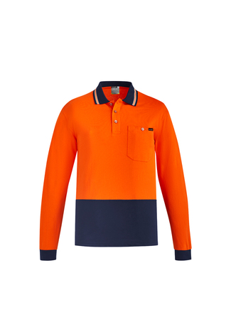COTTON L/S HI-VIS POLO SHIRT COTTON L/S HI-VIS POLO SHIRT