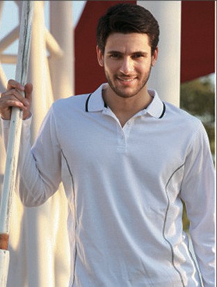 Stitch Feature Long sleeve Polo Shirt Unisex Stitch Feature Long sleeve Polo Shirt Unisex