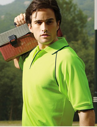 Adults Hi-Vis Breezeway Polo Shirt Adults Hi-Vis Breezeway Polo Shirt