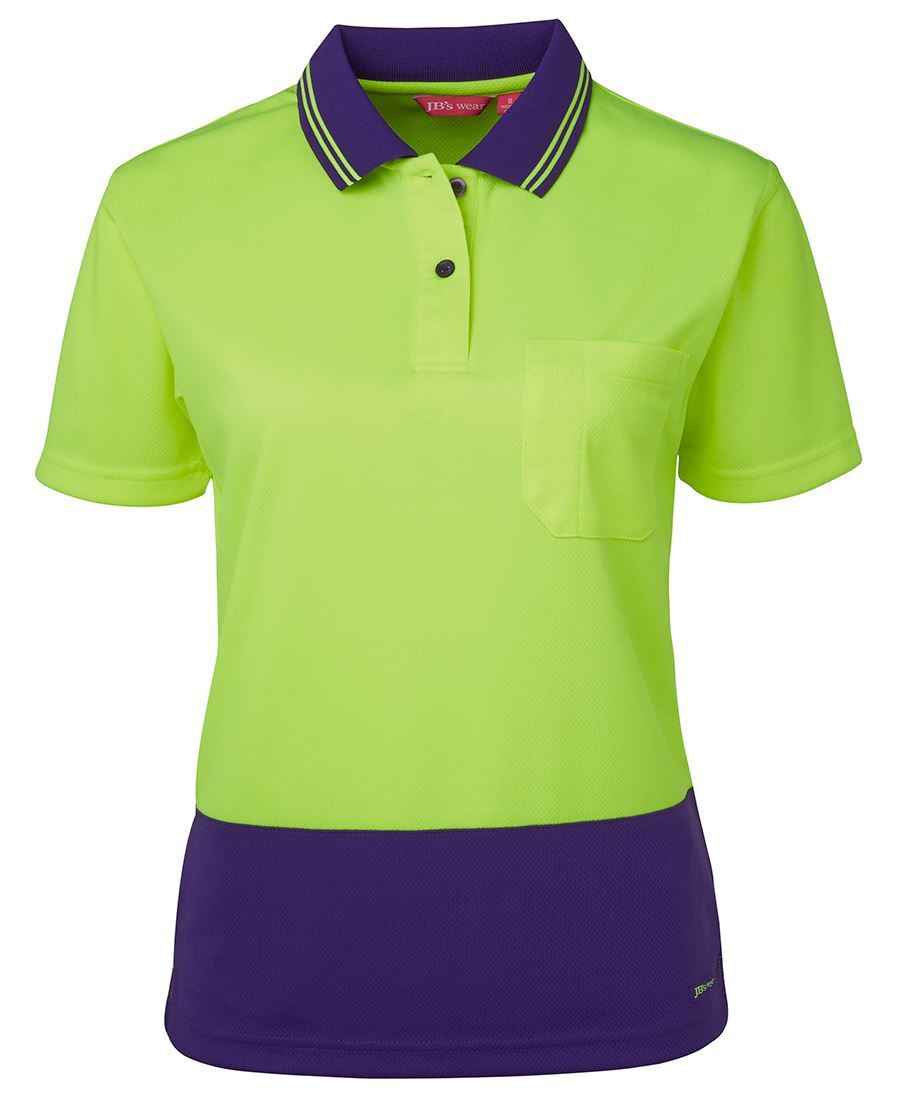 LADIES HI VIS S/S COMFORT POLO LADIES HI VIS S/S COMFORT POLO