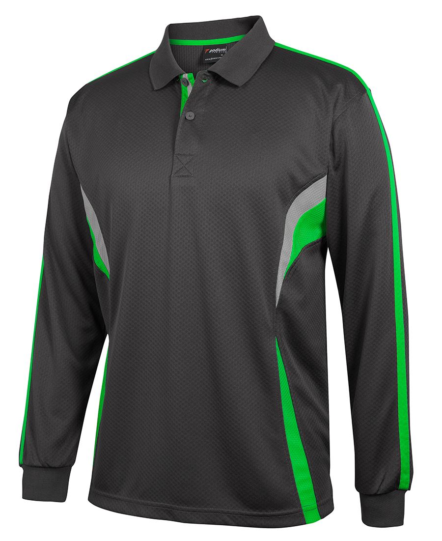 PODIUM LONGSLEEVE COOL POLO SHIRT PODIUM LONGSLEEVE COOL POLO SHIRT